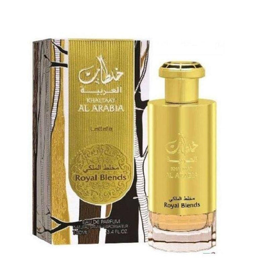 100 ml Eau de Parfum Khaltaat Al Arabia- Royal Blends Orientálna Svieža Citrusová Vôňa pre Mužov a Ženy - Galéria Šperkov