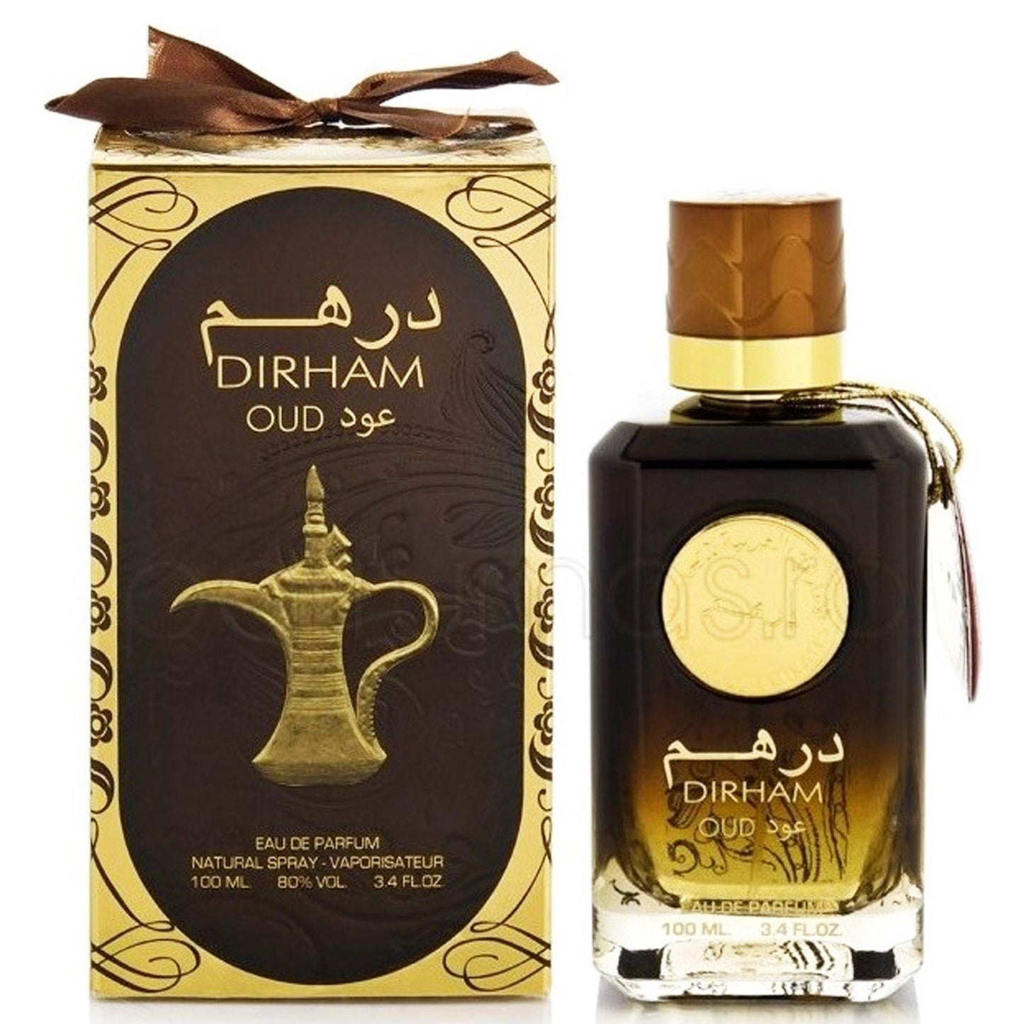 100 ml Eau de Perfume Dirham Oud Drevitá Oudová vôňa pre Mužov - Galéria Šperkov