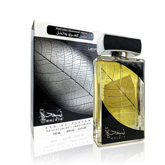 100 ml Eau de Perfume Najdia Silver Korenistá Tabaková a Santalová vôňa pre Mužov - Galéria Šperkov