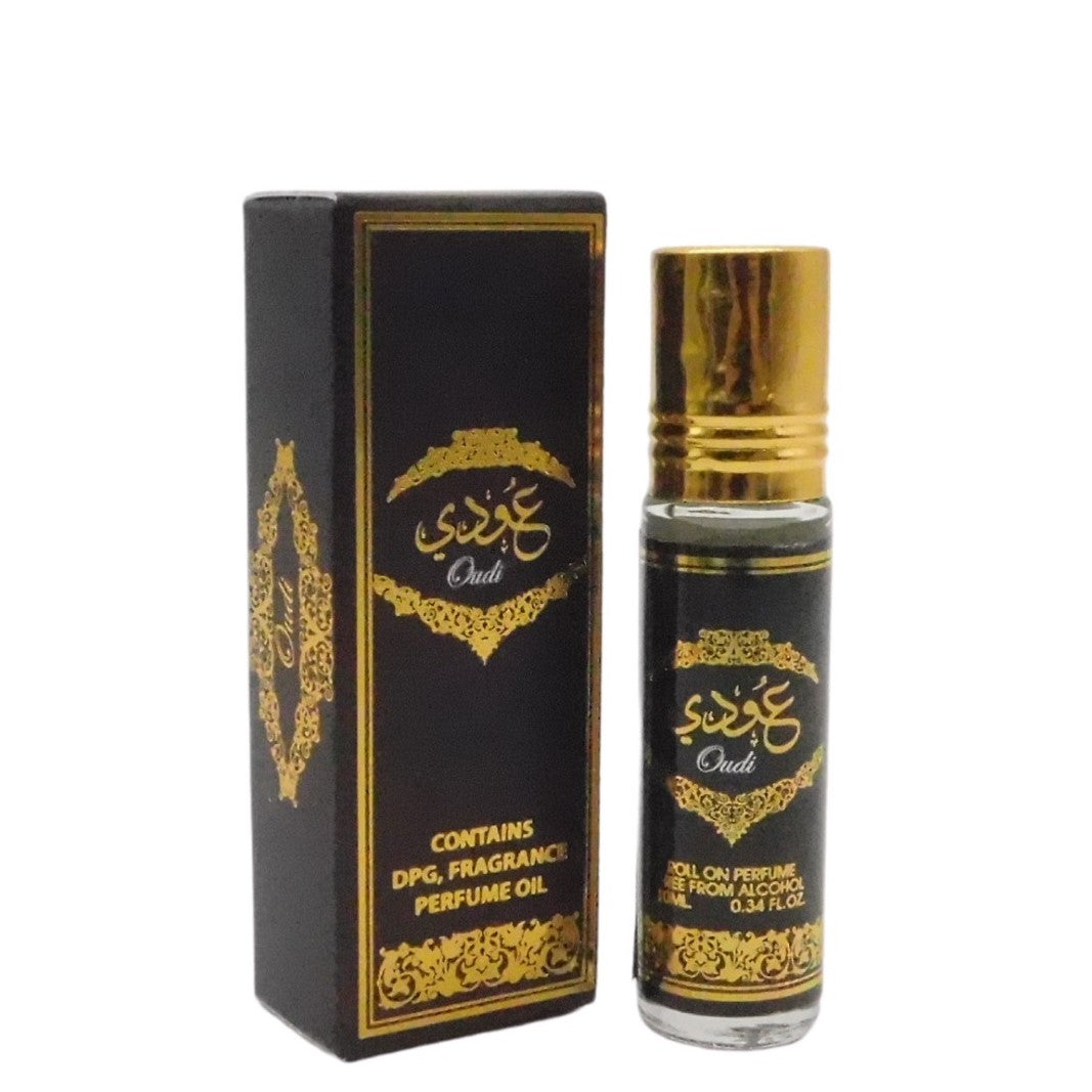 10 ml Parfumový Olej Oudi Oriental Oud, vôňa Santalového Dreva a Pižma pre Mužov