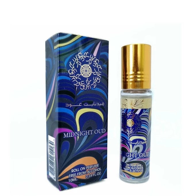 10 ml Parfumový Olej Midnight Oud, Drevitá Korenistá Orientálna vôňa pre Mužov 1 