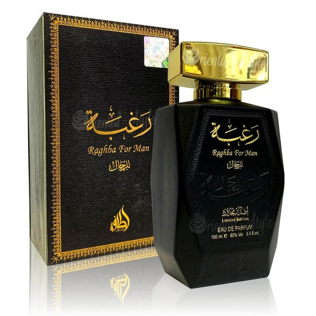 100 ml Eau de Perfume Raghba Intenzívna Orientálna Sladká a Drevitá vôňa pre Mužov