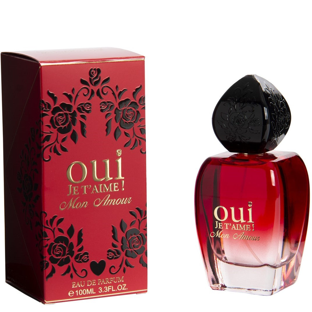 100 ml Eau de Perfume OUI JE T’AIME MON AMOUR -  Kvetinovo ovocná vôňa pre ženy, s 10% obsahom esenciálnych olejov 1 