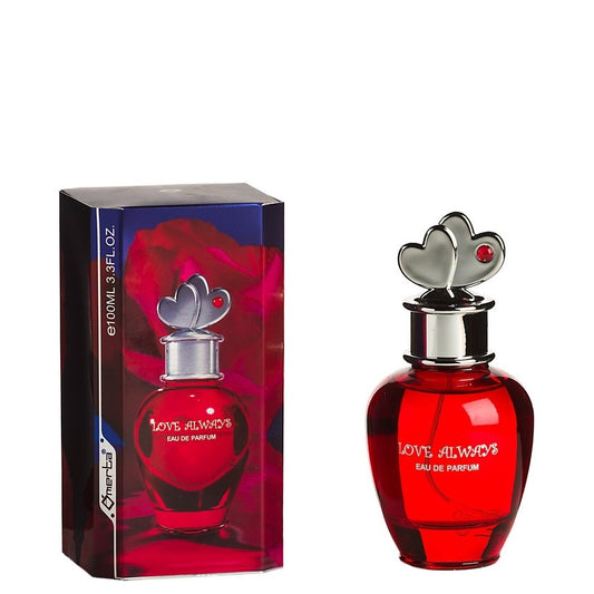 100 ml Eau de Parfume "LOVE ALWAYS" Ovocná Kvetinová vôňa pre Ženy, s 6% obsahom esenciálnych olejov
