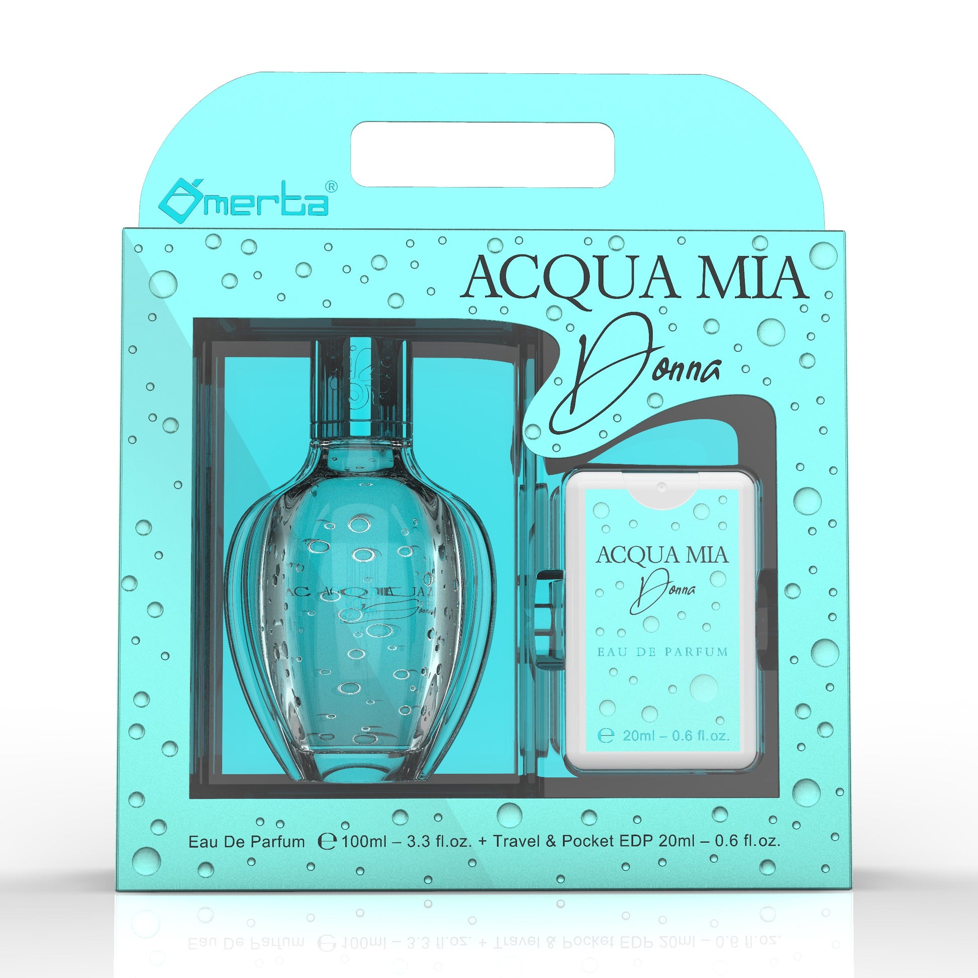 100 ml + 20 ml Eau de Perfume "ACQUA MIA DONNA" Kvetinová - Ovocná Vôňa pre Ženy 1 