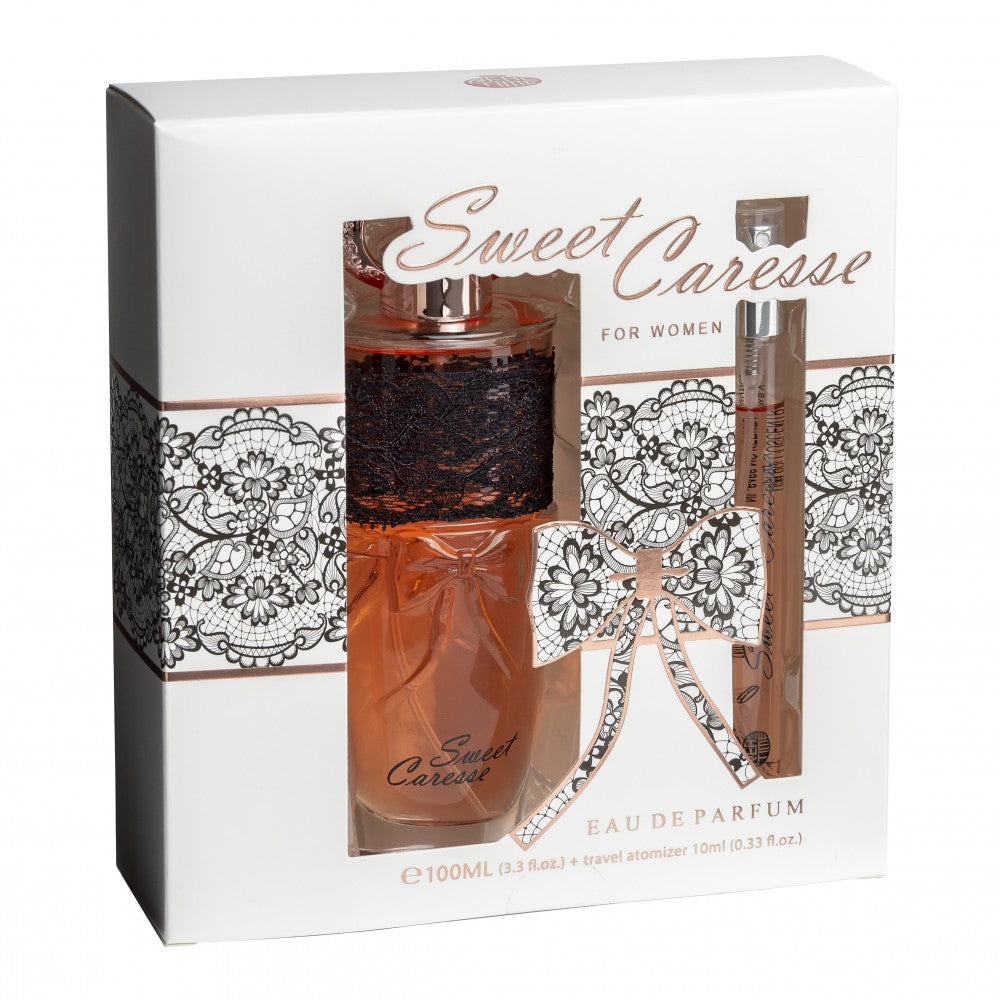 100 ml + 10 ml Eau de Perfume "SWEET CARESSE" Orientálna - Kvetinová Vôňa pre Ženy