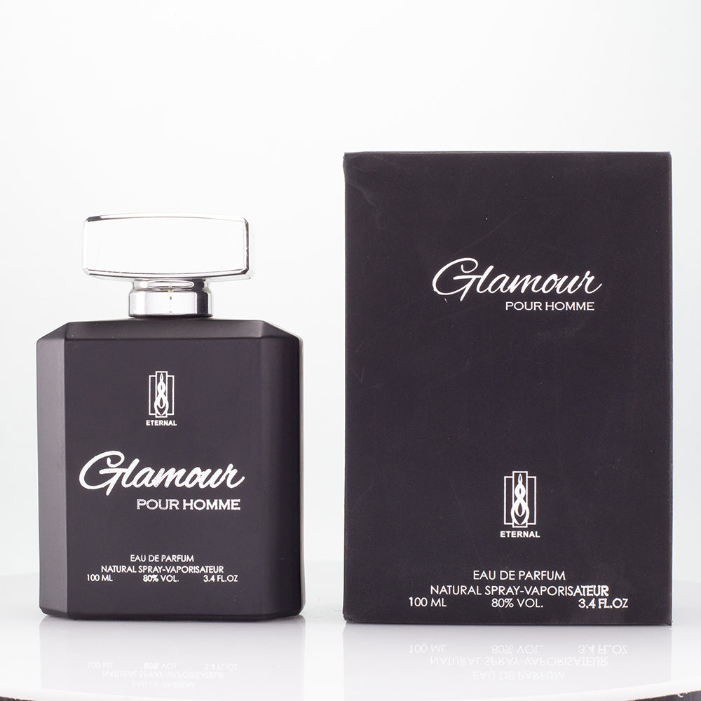 100 ml EDP GLAMOUR BLACK svieža vôňa pre mužov 2 