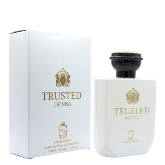 100 ml Eau de Perfume TRUSTED DONNA Ovocná Kvetinová Pižmová Vôňa pre Ženy