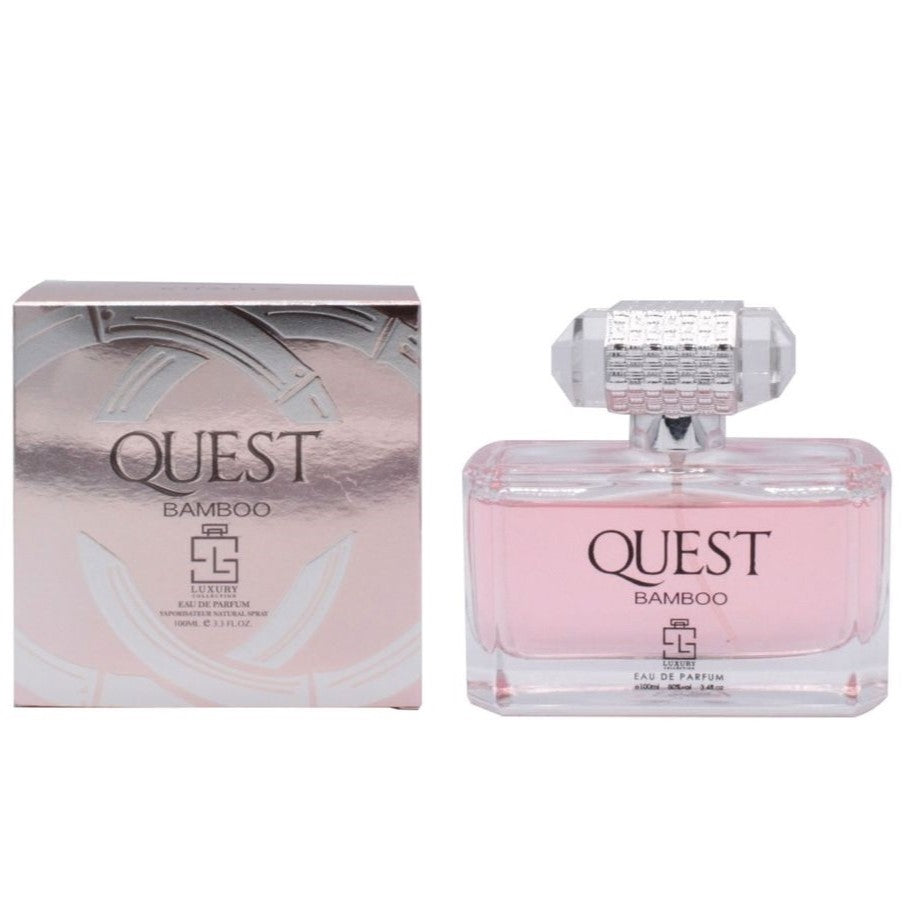 100 ml Eau de Perfume QUEST BAMBOO Kvetinová Drevitá Vôňa pre Ženy 1 