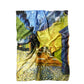 Hodvábny Šál-šatka, 70 cm x 180 cm, Van Gogh - Terrace At Night