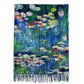 Vlnený šál-šatka, 70 cm x 180 cm, Monet-Water Lilies Painting