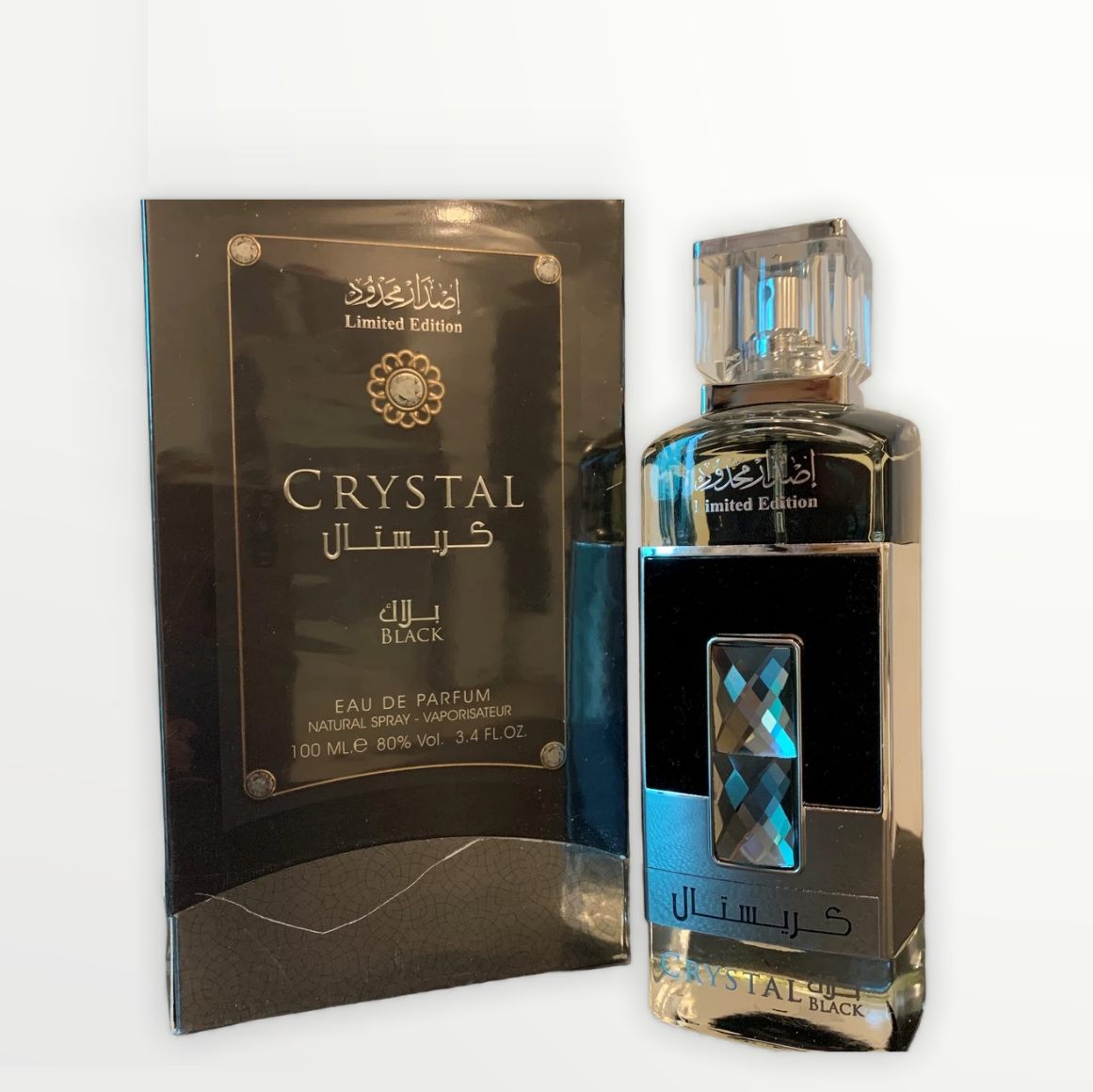 100 ml Eau de Perfume Crystal Black Santalová a Oudová vôňa pre Mužov - Galéria Šperkov