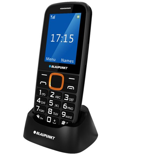 Blaupunkt Mobilný telefón - s funkciou SOS, žltá